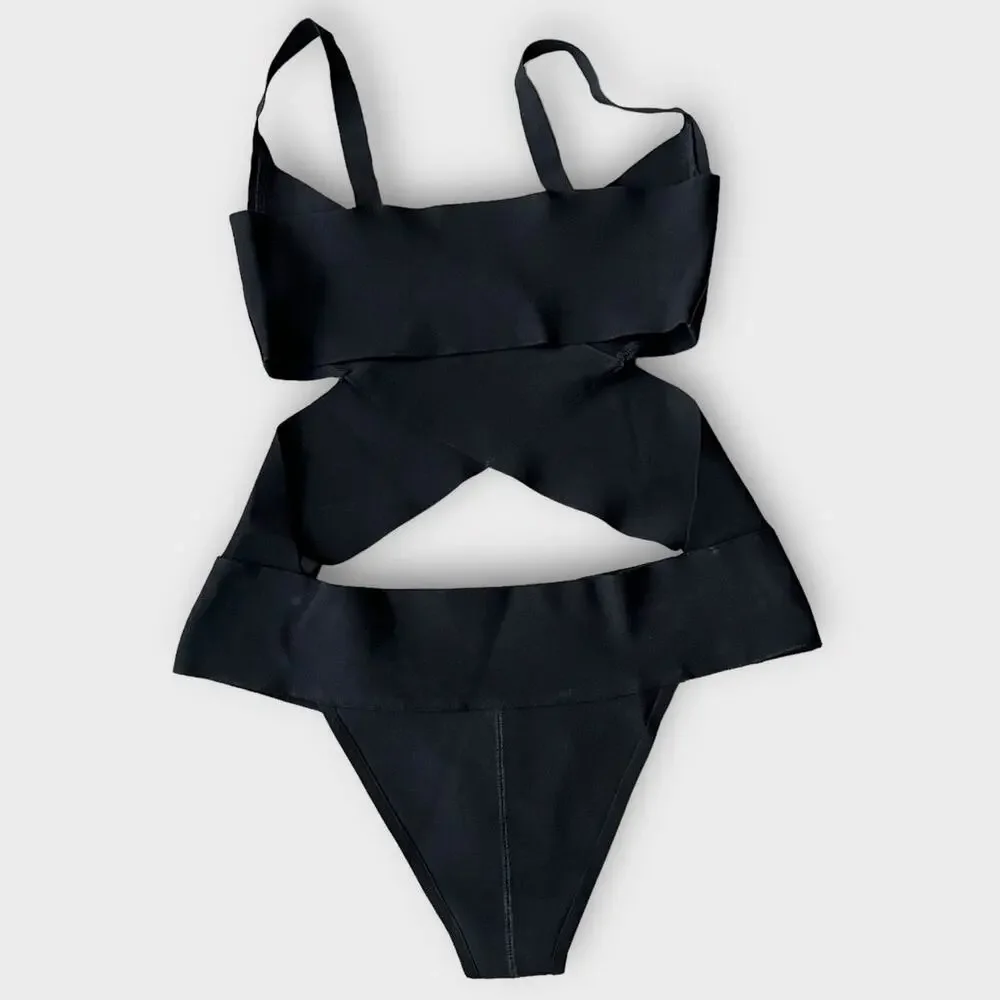 Skims Knit Monokini 1-Piece Swimsuit Size 2X
